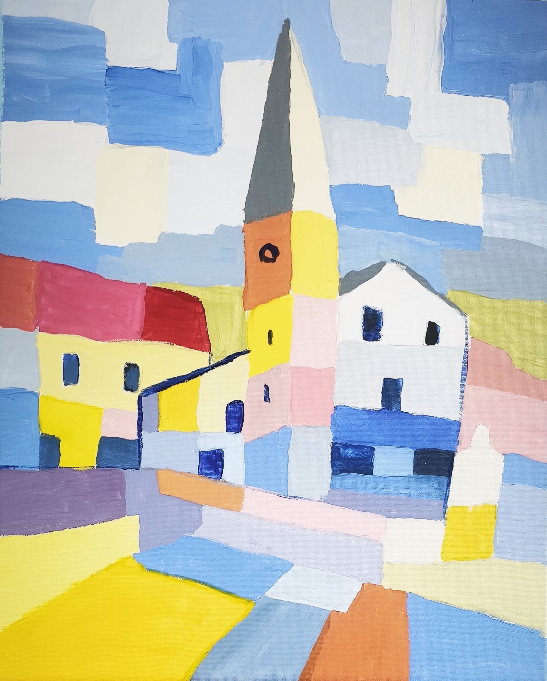 FERME DE LAINE MOSAIQUE, œuvre de Christian Bailly-Grandvaux