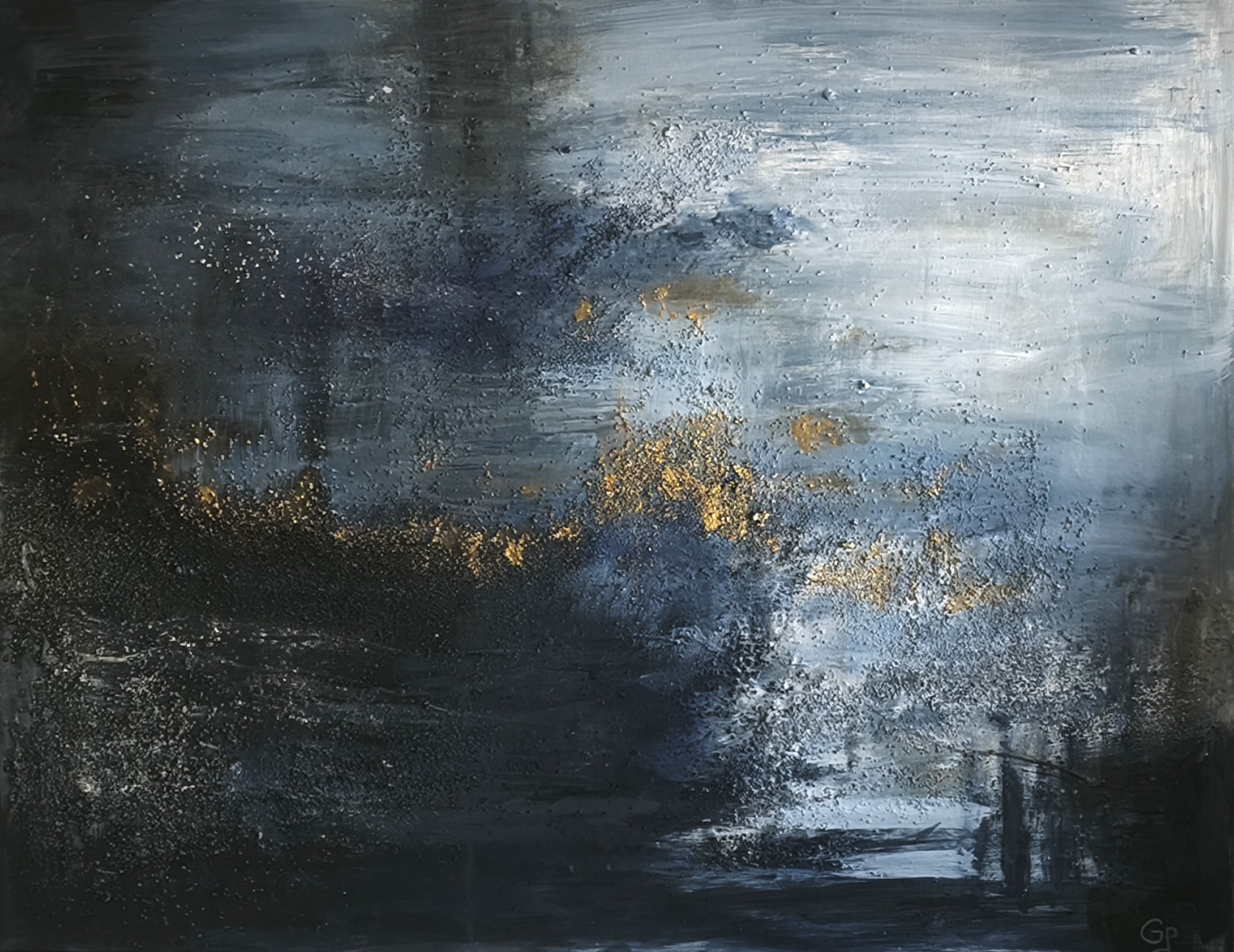BLEU NUIT, œuvre de Ginou Pazzagli