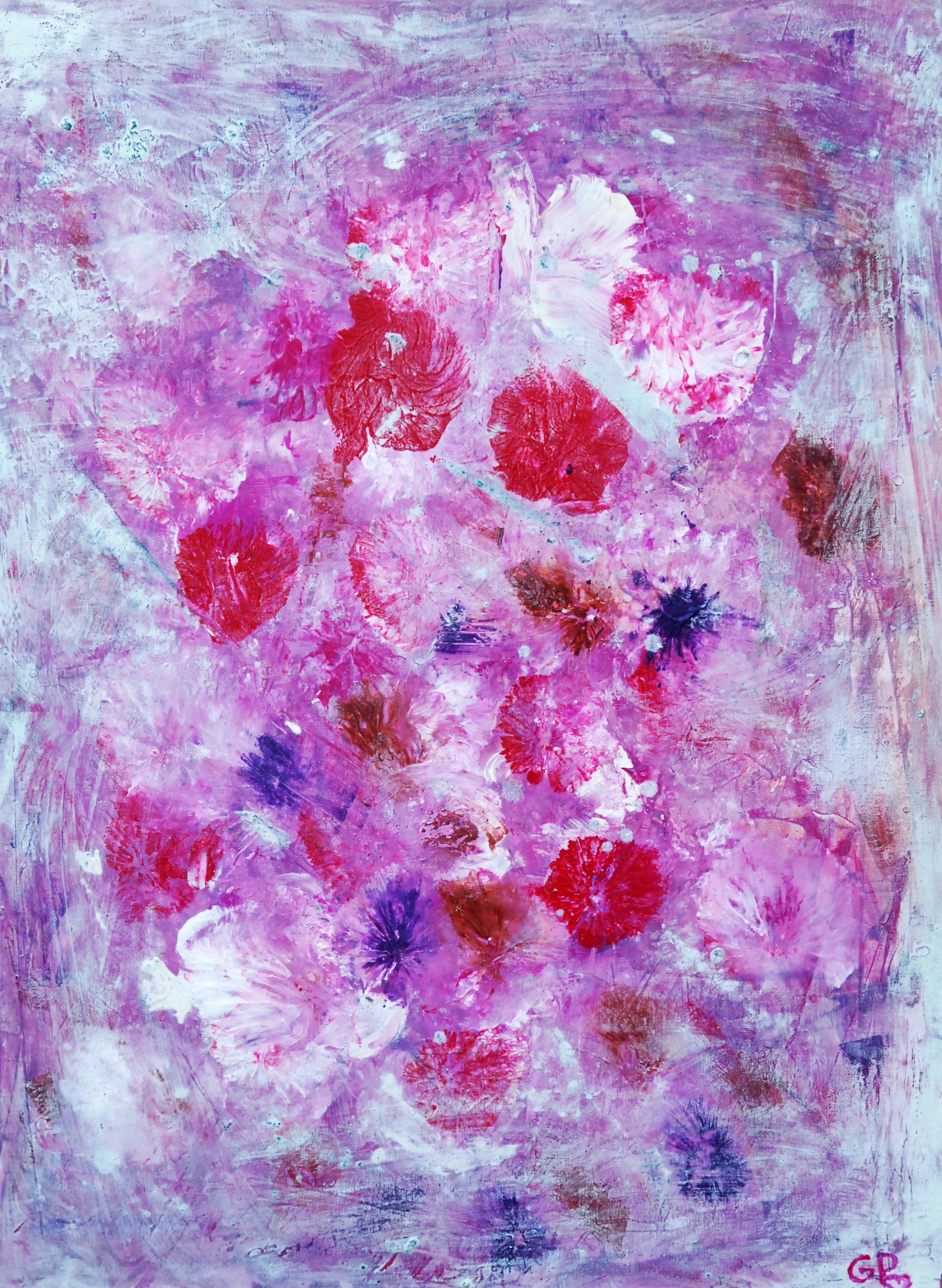 BOUQUET DE ROSES, œuvre de Ginou Pazzagli