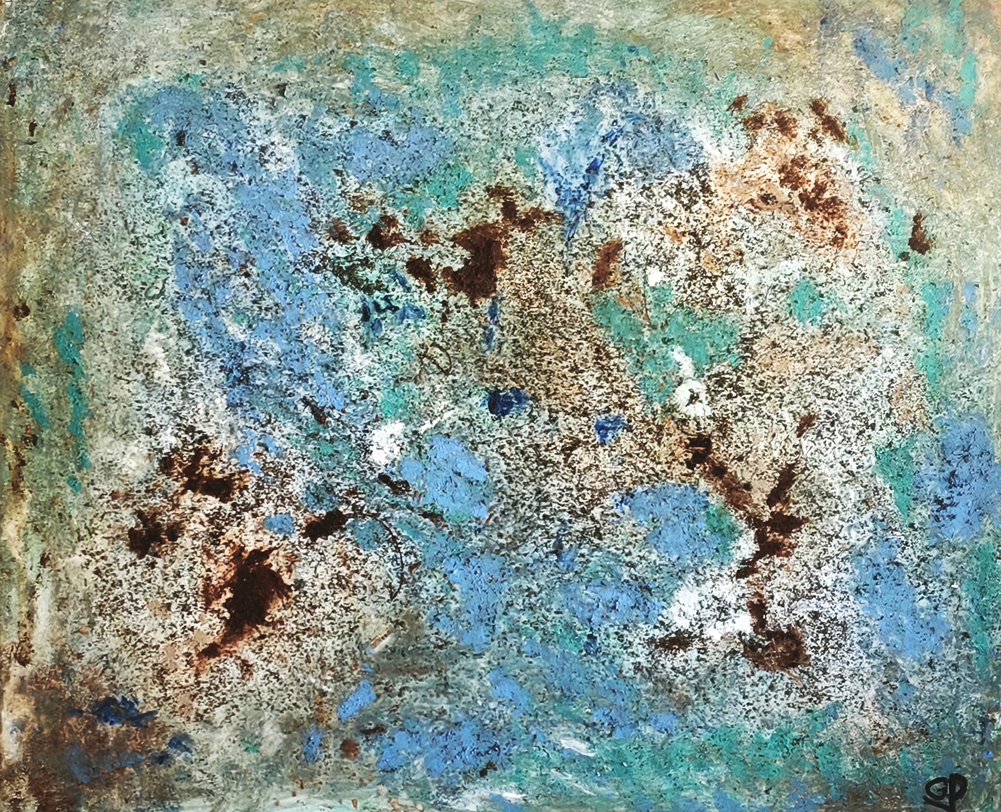VUE D EN HAUT, œuvre de Ginou Pazzagli