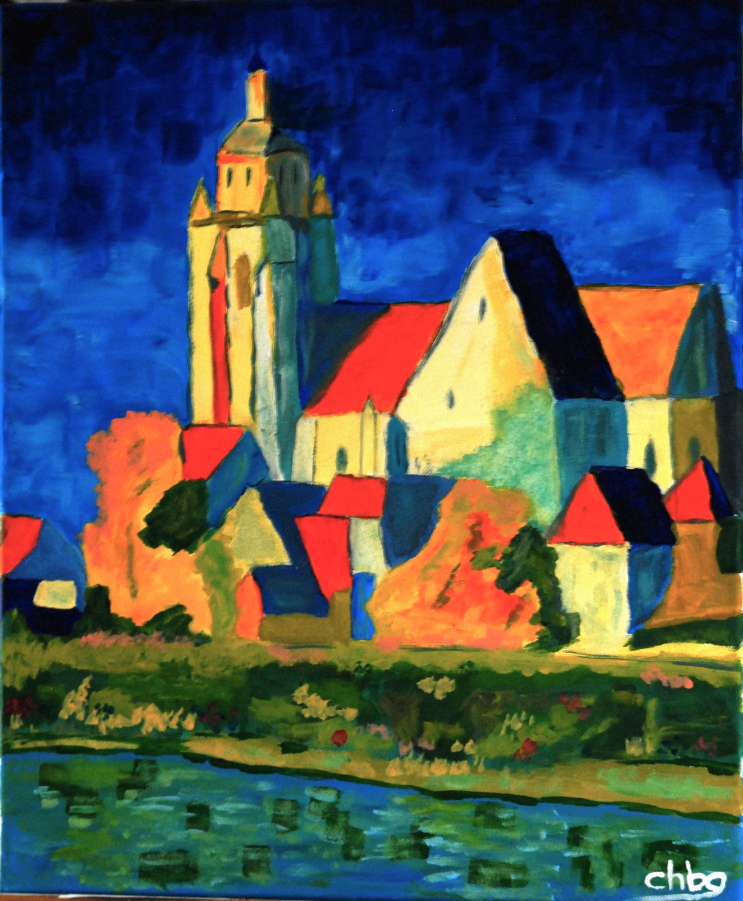 COLLEGIALE DOLE 08, œuvre de Christian Bailly-Grandvaux