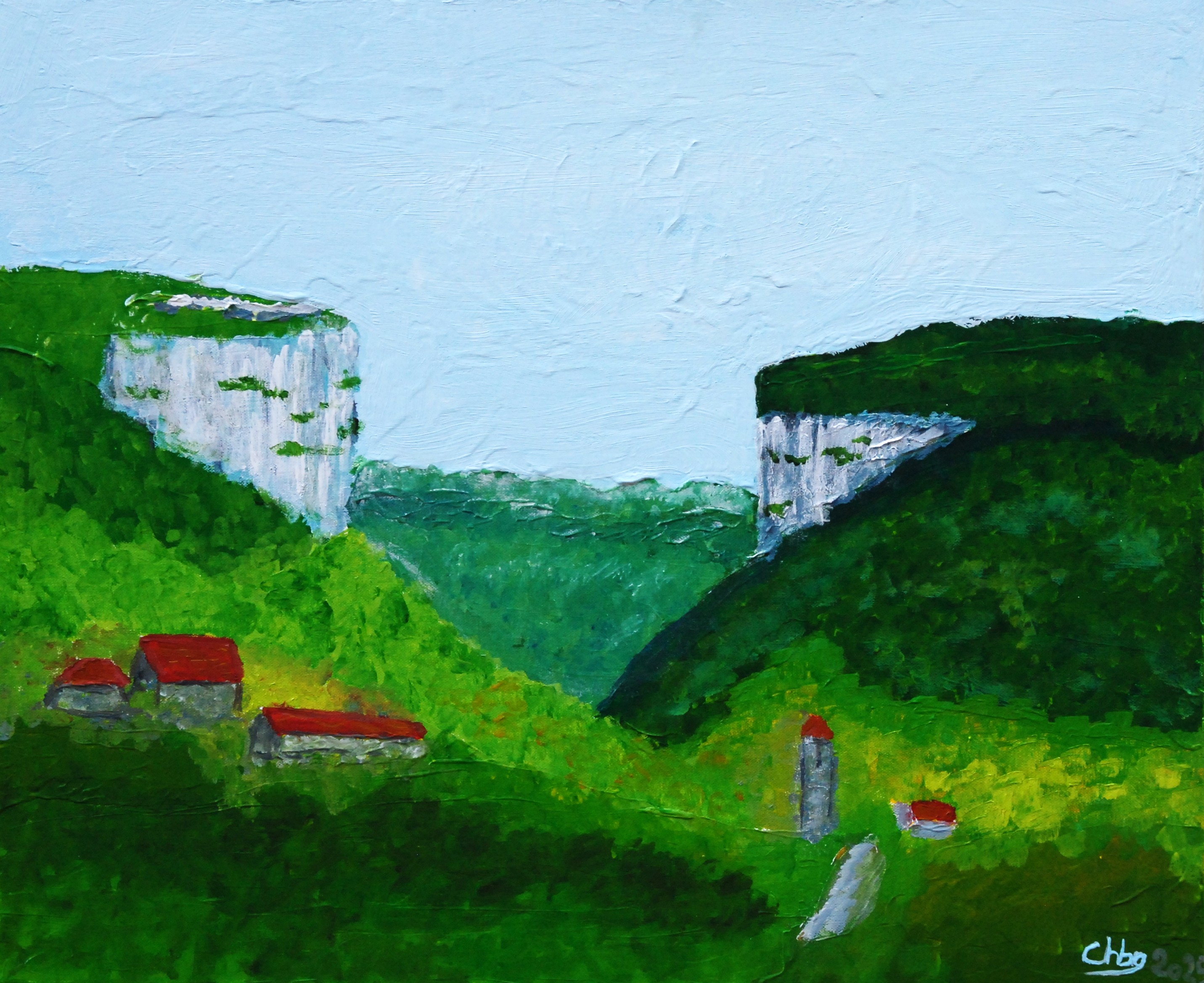 BAUMES LES MESSIEURS 04, œuvre de Christian Bailly-Grandvaux