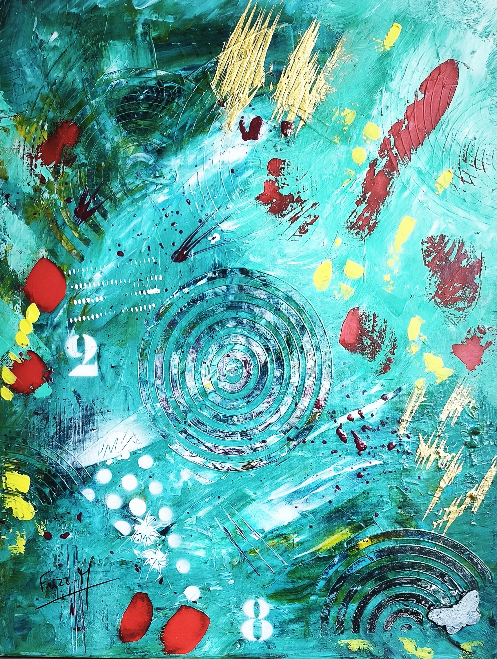TURCHESE, œuvre de Maryse Frisiello