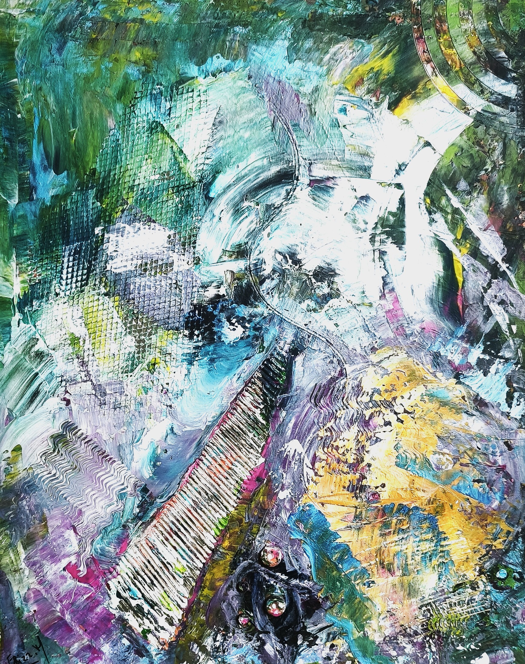 VERDE, œuvre de Maryse Frisiello